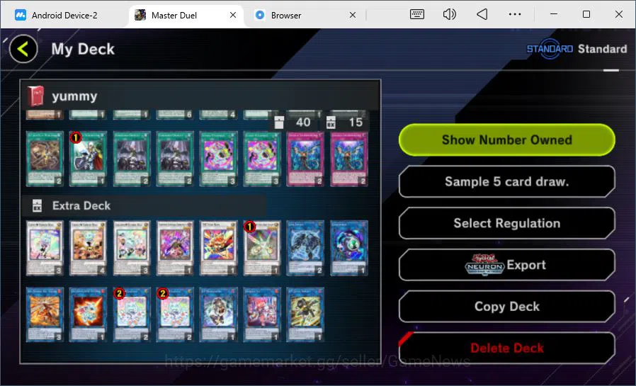 Yu-Gi-Oh! Master Duel Accounts Mid-Level Lv 18 | 17 Deck|Vanquish-K9, Sky Striker, Yummy, FiendSmith, Etc|Ranked 7