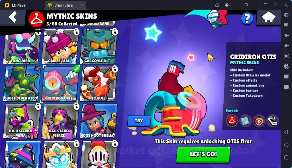 Brawl Stars Accounts Global |Trophy 1394| Brawler 1 Max with Supercharge |Skins 3 Mythic,6 Epic|Bling 6931Protect Off|Check 14