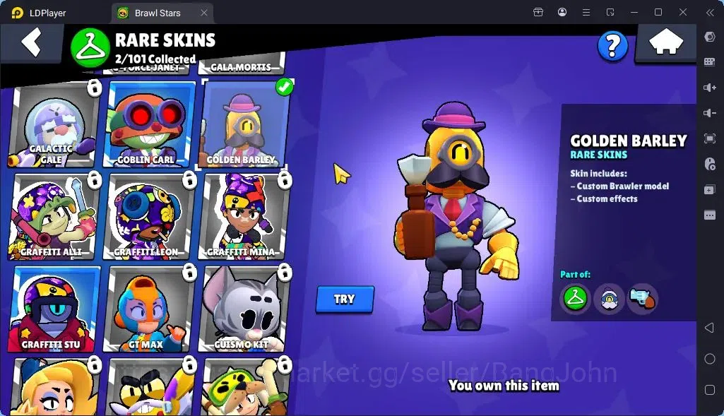 Brawl Stars Accounts Global |Trophy 1394| Brawler 1 Max with Supercharge |Skins 3 Mythic,6 Epic|Bling 6931Protect Off|Check 4