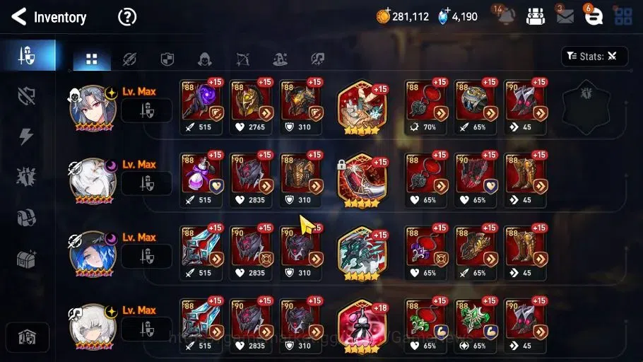 Epic Seven Accounts GLOBAL Verif|22 ML(Notos,Salome,LOTS,B Arunka,NM L image 15
