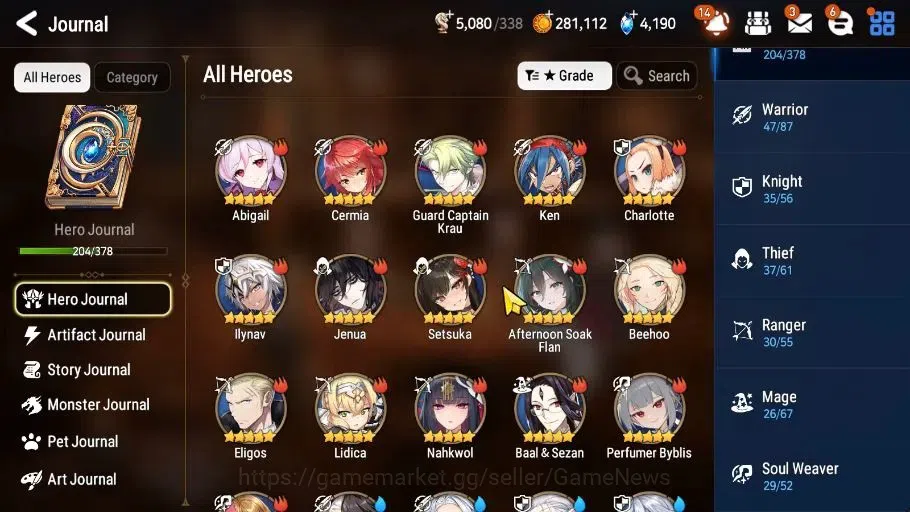 Epic Seven Accounts GLOBAL Verif|22 ML(Notos,Salome,LOTS,B Arunka,NM L image 8