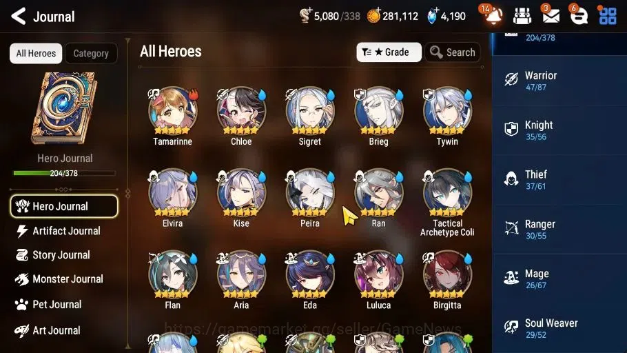 Epic Seven Accounts GLOBAL Verif|22 ML(Notos,Salome,LOTS,B Arunka,NM L image 9