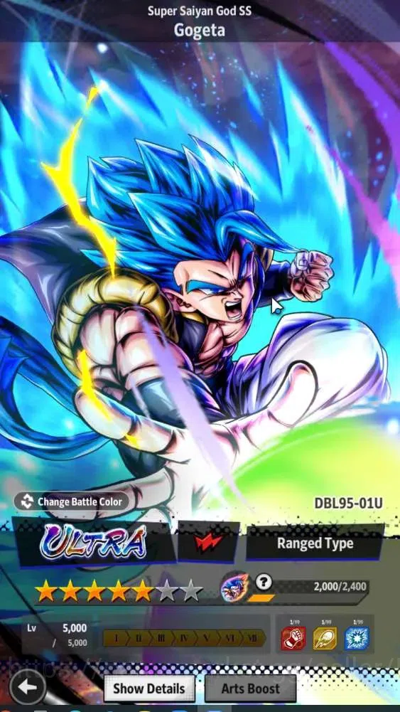 Dragon Ball Legends Accounts Android | Lvl 154|13.6M Total Power|2.3K CC|1 LR|2 image 17