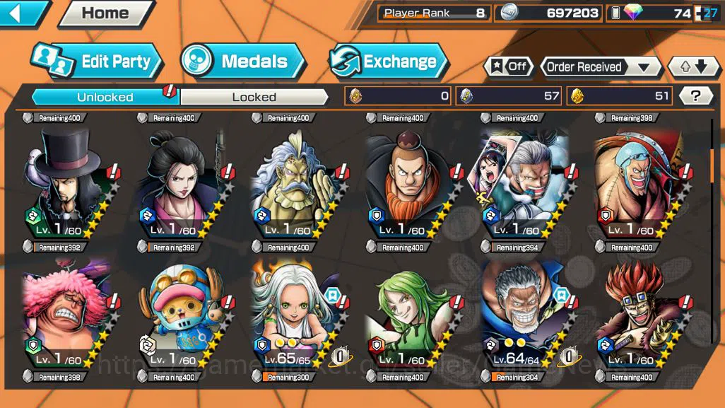 One Piece Bounty Rush Accounts Starter Global|5 EX| Divine Departure Shanks,S-Snake,BMO KID&LAW,Great P Edward Newgate,L 6
