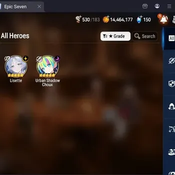Epic Seven Accounts Starter Global Unverif|Best Starter|2ML Lisette,Urban Shadow Choux|PoH+Bless On|Side Story