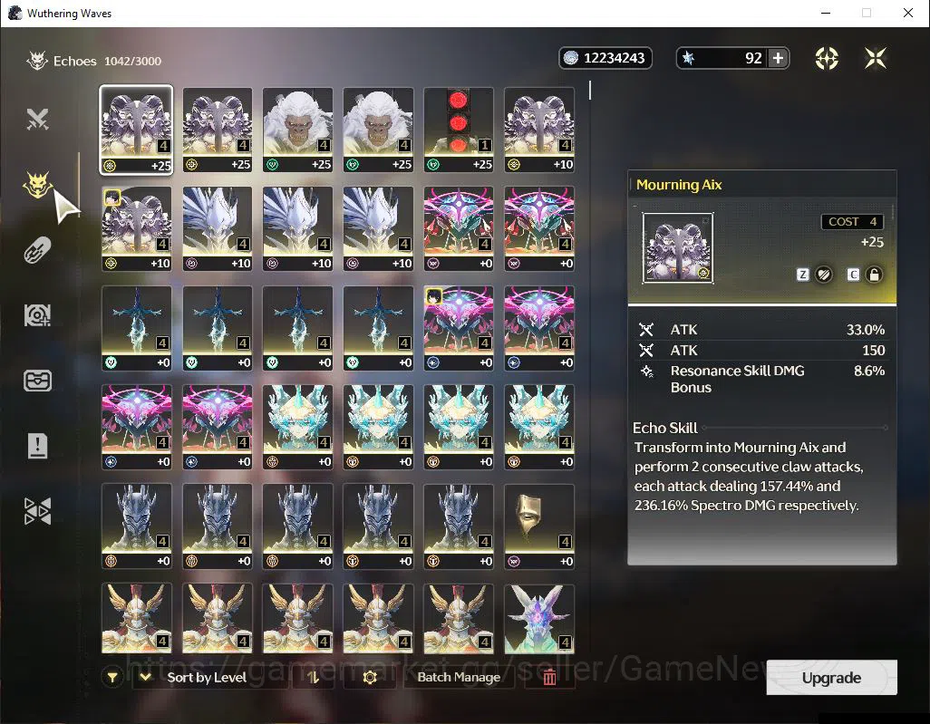 Wuthering Waves Accounts Starter NA|UL 46|4 Limited| [Aemeath,Lupa,Changli]+Sign,Chisa | DB Lv29 | Female MC | Log Kuro 5