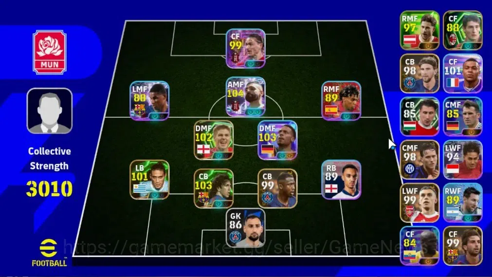 eFootball Accounts Legends & Iconic Players Android|7 Show Time Mohamed Salah,Felix Nmecha,Darwin Nunez|5 Epic Casles 1