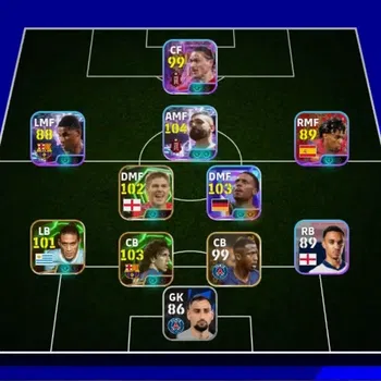 eFootball Accounts Legends & Iconic Players Android|7 Show Time Mohamed Salah,Felix Nmecha,Darwin Nunez|5 Epic Casles