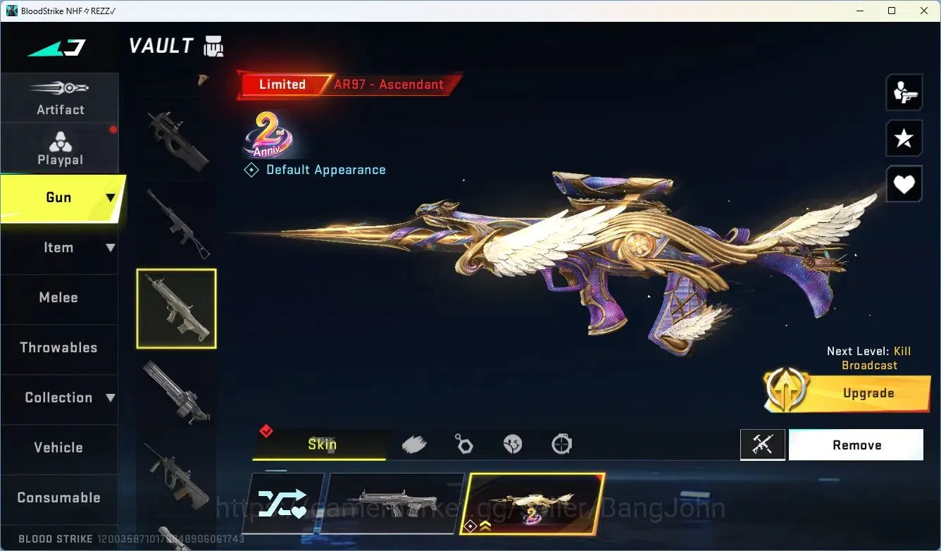 Blood Strike Accounts ASIA |2 7DS: Kar98k, QBZ95|1 BLEACH: Ethan Byakuya image 2