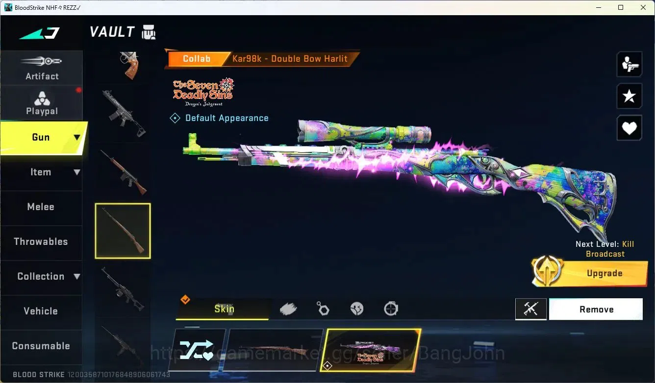 Blood Strike Accounts ASIA |2 7DS: Kar98k, QBZ95|1 BLEACH: Ethan Byakuya image 3