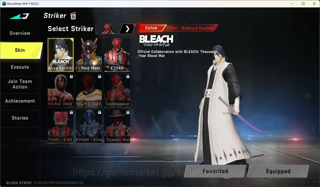Blood Strike Accounts ASIA |2 7DS: Kar98k, QBZ95|1 BLEACH: Ethan Byakuya image 8