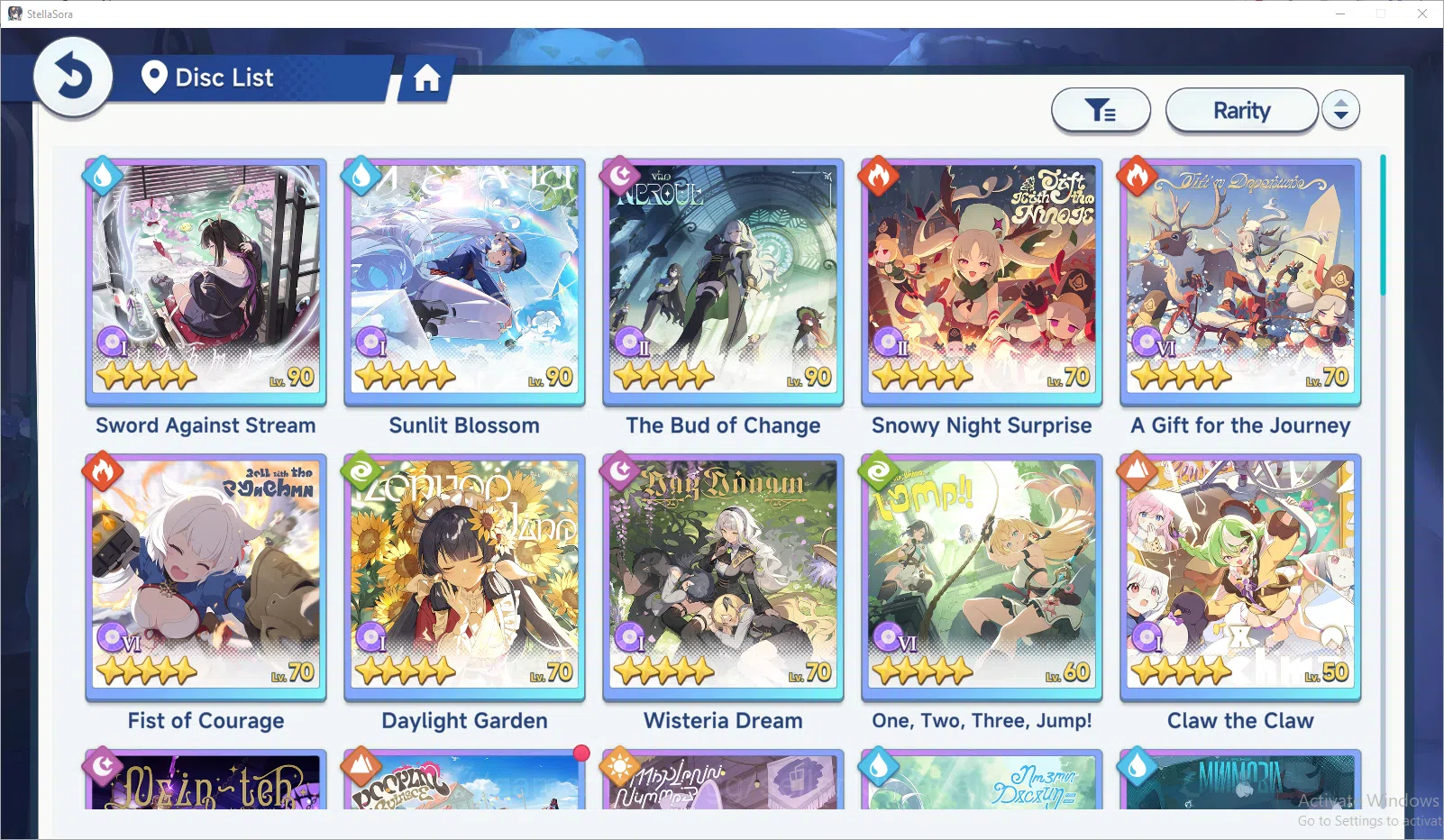 Stella Sora Accounts GLOBAL Lv40| 11 SSR 4 Limit (ChitoseT3,SnowLaru,Fi image 4