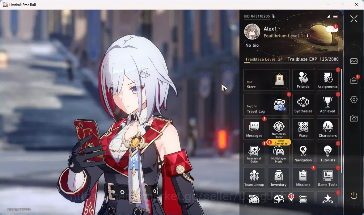 Honkai Star Rail Accounts ASIA | TL 24 | 2 Limit | Silver Wolf Lvl 999 | Ach image 1