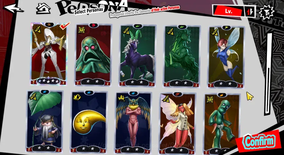 Persona 5:The Phantom X Accounts Starter Starter Global Lv 6| 1 SSR (Ren Amamiya)+ 7 SR |Selector ON|Platinum 10