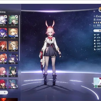 Honkai Star Rail Accounts Others ASIA|TL66|9limited (E1 Evanescia+Sign,E1 Tribbie)|inc