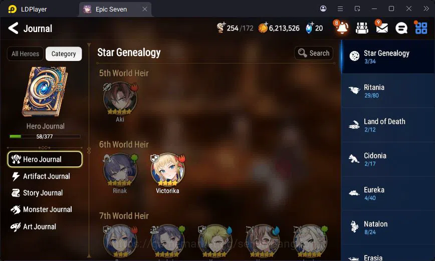 Epic Seven Accounts Global Unverif | 1ML | Tieria | Judge Kise | Victo image 15