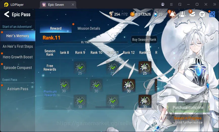 Epic Seven Accounts Global Unverif | 1ML | Tieria | Judge Kise | Victo image 4