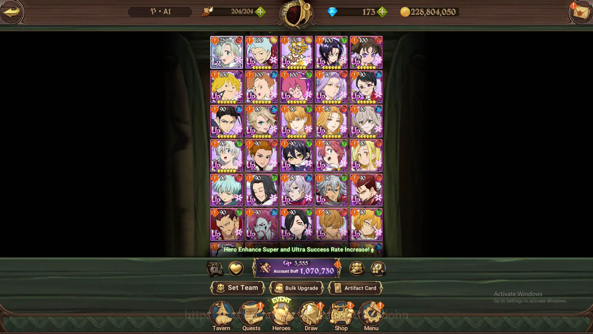 The Seven Deadly Sins: Grand Cross Accounts ASIA|1m CC|DM 173|Collab Shinra Kusakabe|UR Demon image 8