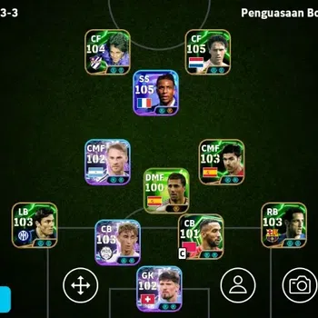 eFootball Accounts Legends & Iconic Players Mobile|PW 3200|Roberto Carlos BigT,New Michael Olise ShowT,Frank Lampard