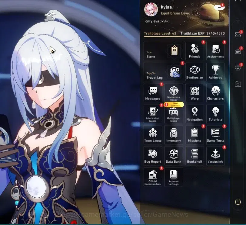 Honkai Star Rail Accounts Asia|TL 43|7 Limited|Evanescia E2,Sunday,Jingliu,L image 1
