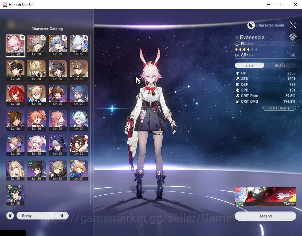 Honkai Star Rail Accounts Asia|TL 43|7 Limited|Evanescia E2,Sunday,Jingliu,L image 4