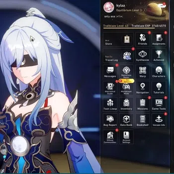 Honkai Star Rail Mid Game Asia|TL 43|7 Limited|Evanescia E2,Sunday,Jingliu,L image 1