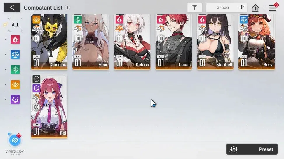 Chaos Zero Nightmare Accounts GLOBAL|Lv 54|1,5K Crys|8 SSR[HeidemarieM3+Sign,Dia image 4