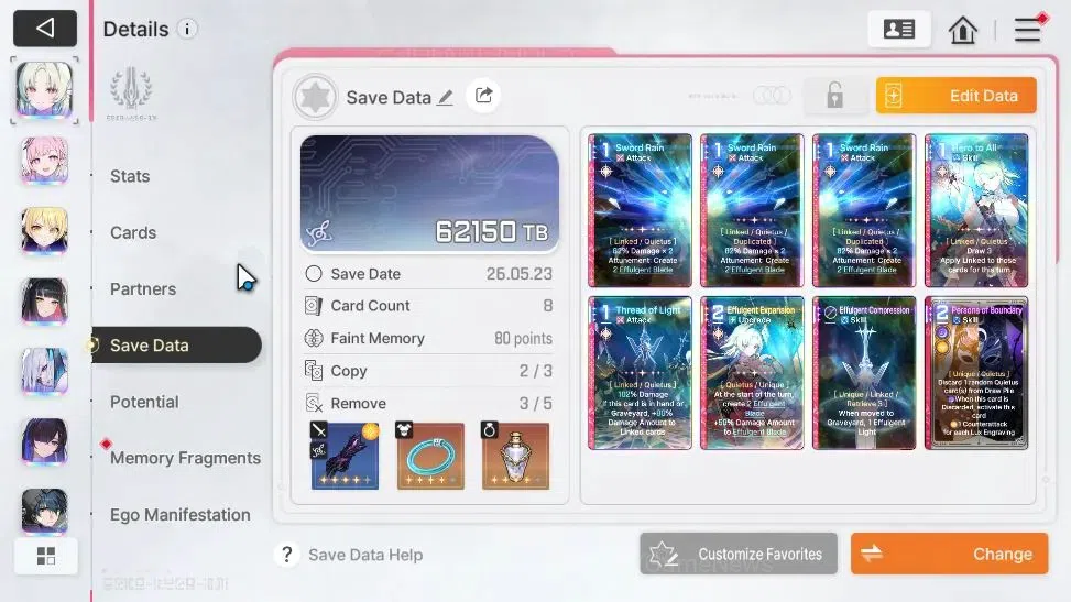 Chaos Zero Nightmare Accounts GLOBAL|Lv 54|1,5K Crys|8 SSR[HeidemarieM3+Sign,Dia image 7