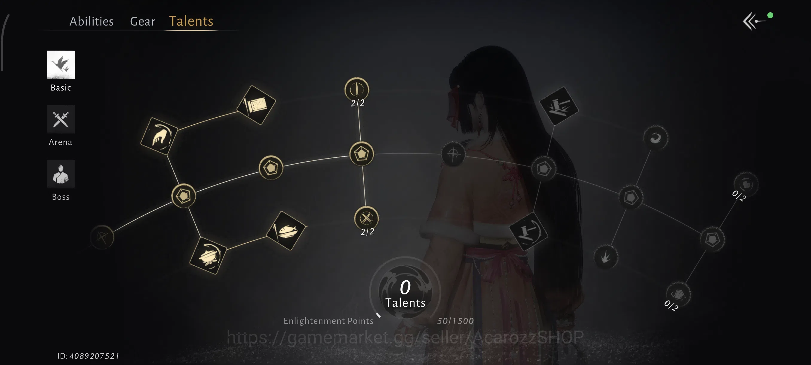 Where Winds Meet Accounts GLOBAL /FEMALE/ Level 95/30.5K GS /1HC/ Innerways image 3