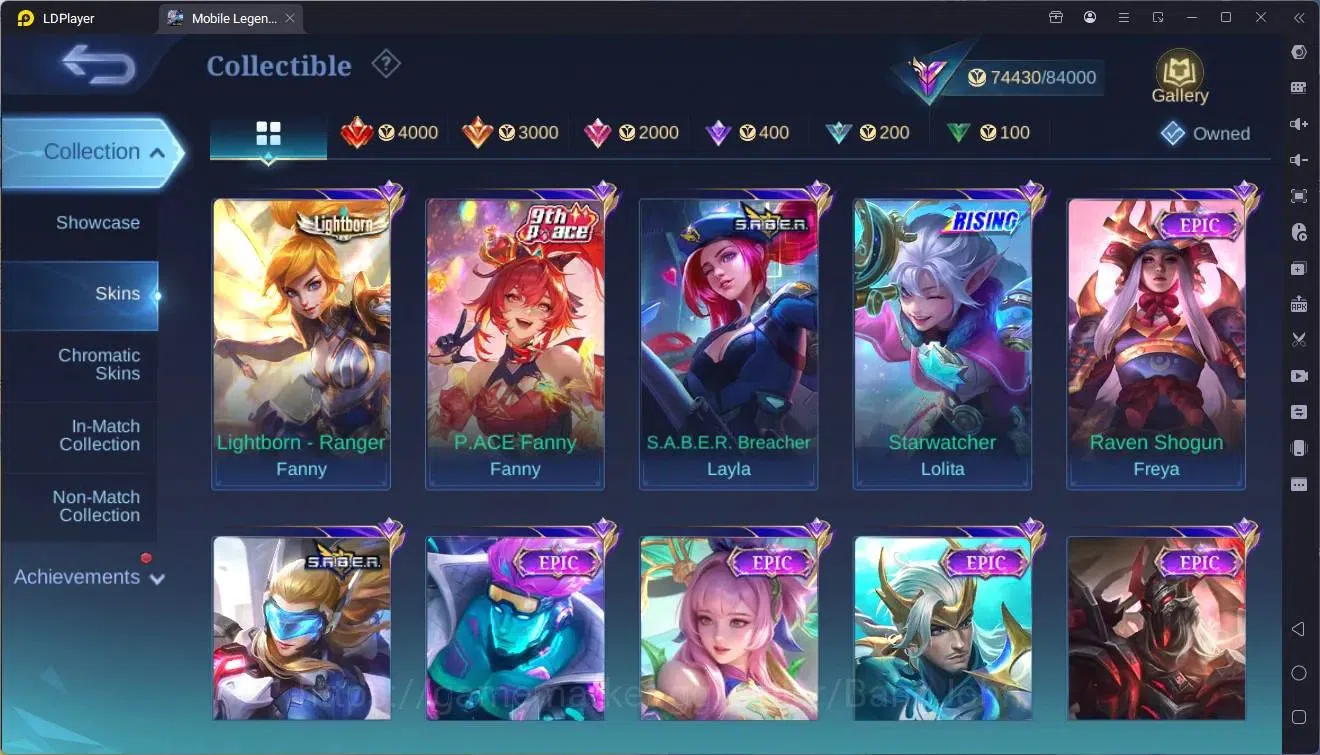 Mobile Legends: Bang Bang Accounts Global |Hero 133|Skin 325|Renowned|Sanrio Floryn|K image 10