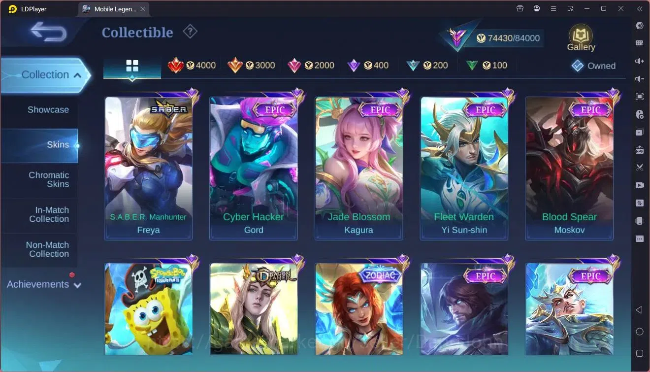 Mobile Legends: Bang Bang Accounts Global |Hero 133|Skin 325|Renowned|Sanrio Floryn|K image 11