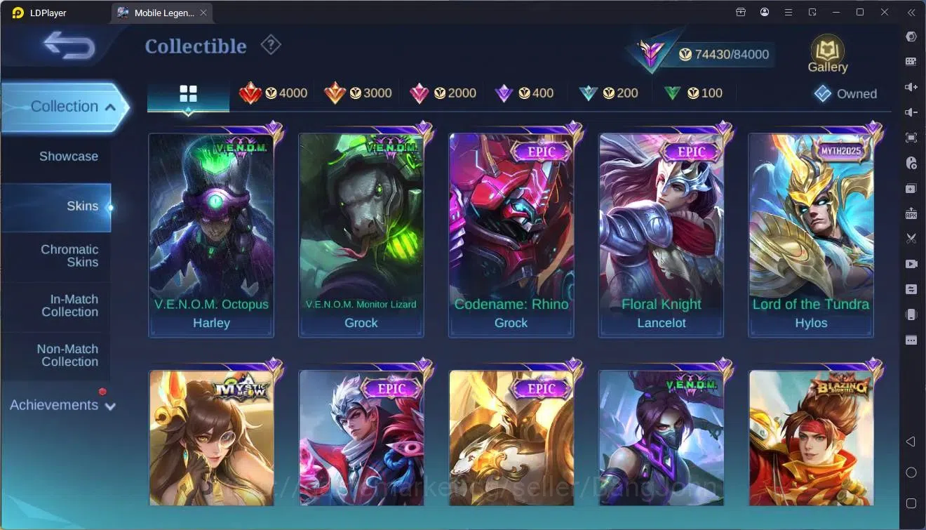 Mobile Legends: Bang Bang Accounts Global |Hero 133|Skin 325|Renowned|Sanrio Floryn|K image 13