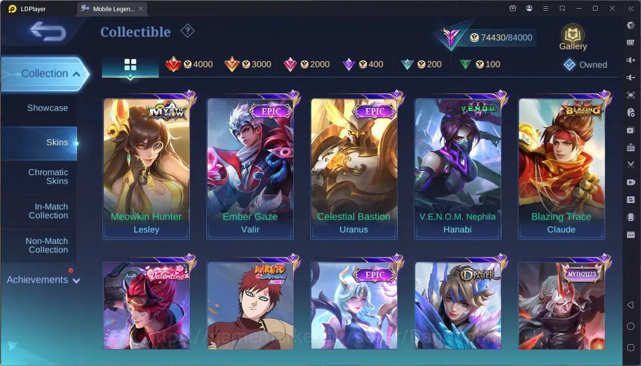 Mobile Legends: Bang Bang Accounts Global |Hero 133|Skin 325|Renowned|Sanrio Floryn|K image 14