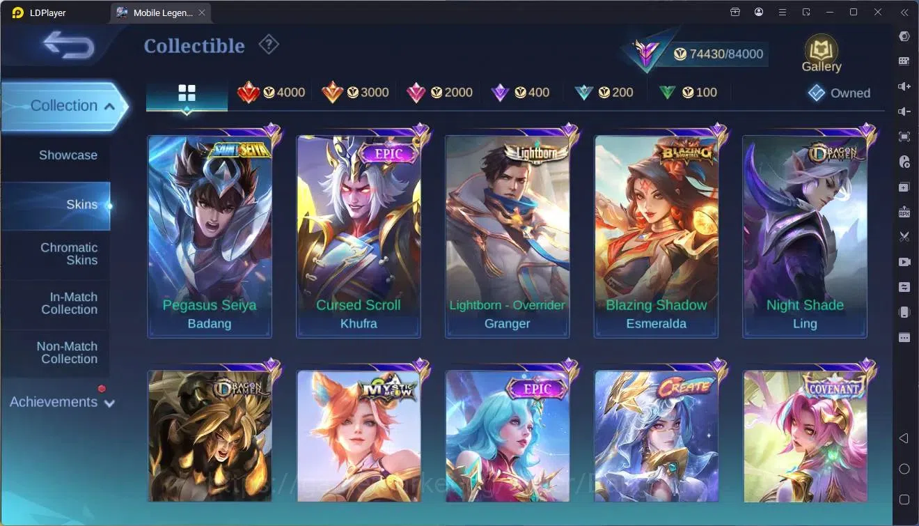 Mobile Legends: Bang Bang Accounts Global |Hero 133|Skin 325|Renowned|Sanrio Floryn|K image 16