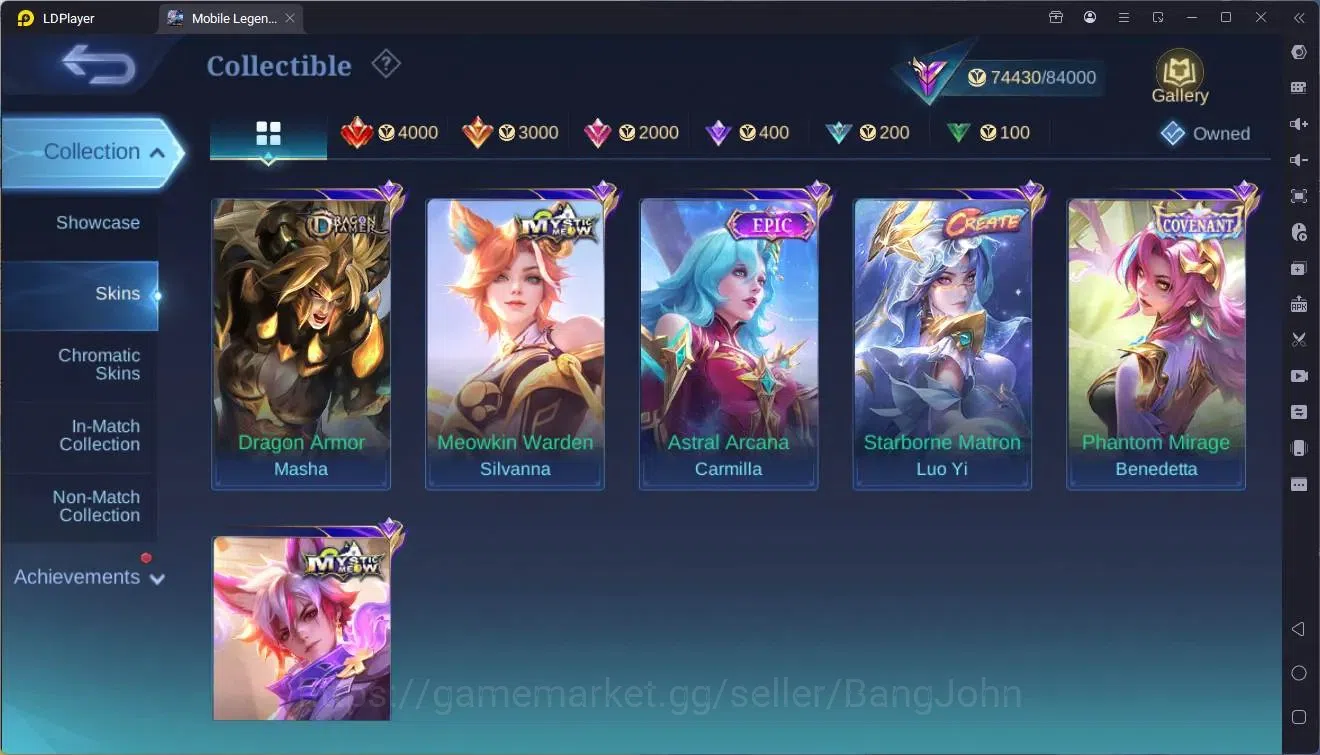 Mobile Legends: Bang Bang Accounts Global |Hero 133|Skin 325|Renowned|Sanrio Floryn|K image 17