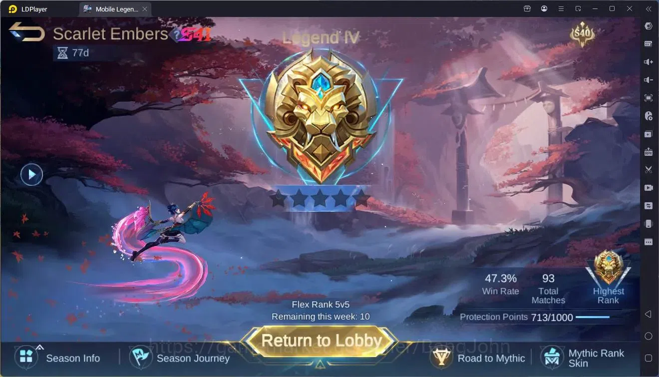 Mobile Legends: Bang Bang Accounts Global |Hero 133|Skin 325|Renowned|Sanrio Floryn|K image 20