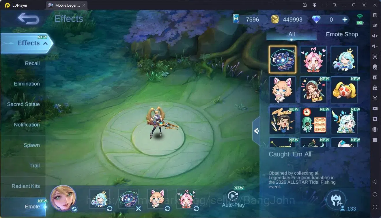 Mobile Legends: Bang Bang Accounts Global |Hero 133|Skin 325|Renowned|Sanrio Floryn|K image 6