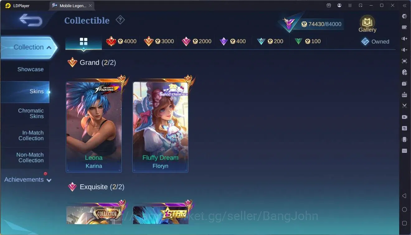 Mobile Legends: Bang Bang Accounts Global |Hero 133|Skin 325|Renowned|Sanrio Floryn|K image 7
