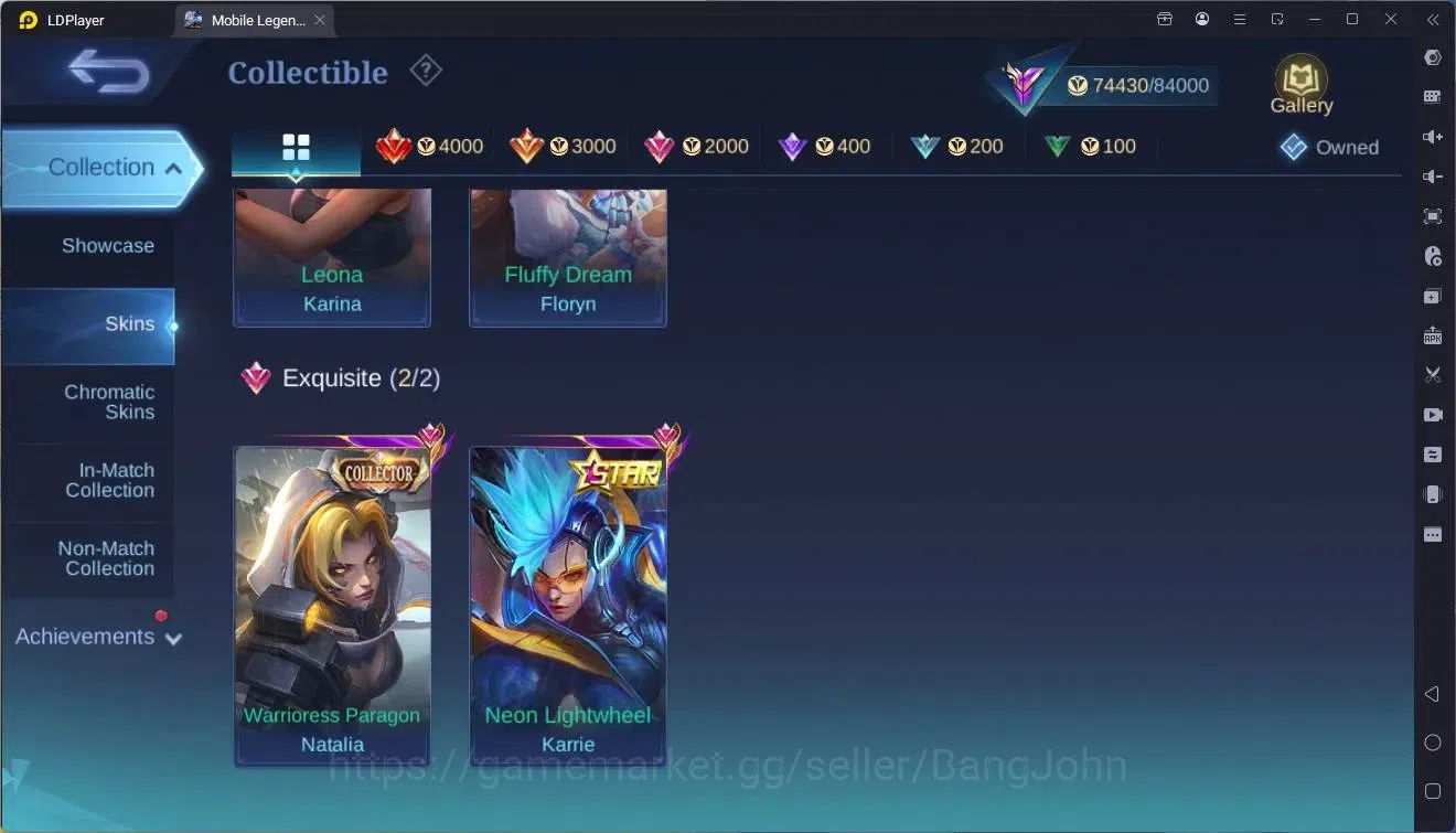 Mobile Legends: Bang Bang Accounts Global |Hero 133|Skin 325|Renowned|Sanrio Floryn|K image 8