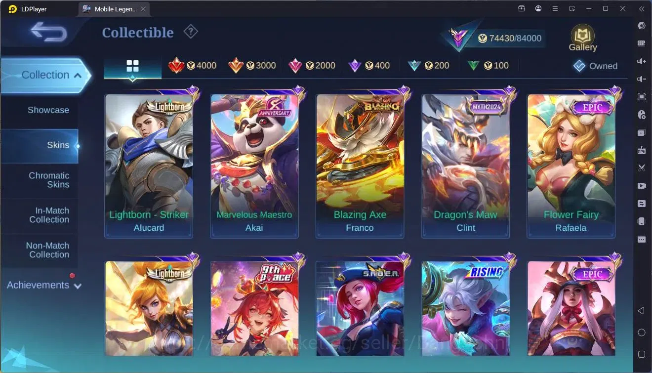 Mobile Legends: Bang Bang Accounts Global |Hero 133|Skin 325|Renowned|Sanrio Floryn|K image 9