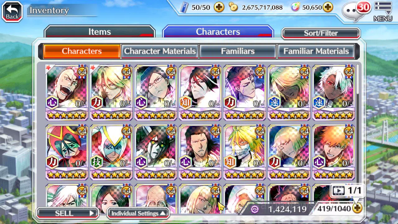 Bleach: Brave Souls Accounts [GLOBAL]50K Orb|TYBW26(BazzB,Jugram,Uryu),Byakuya, image 10