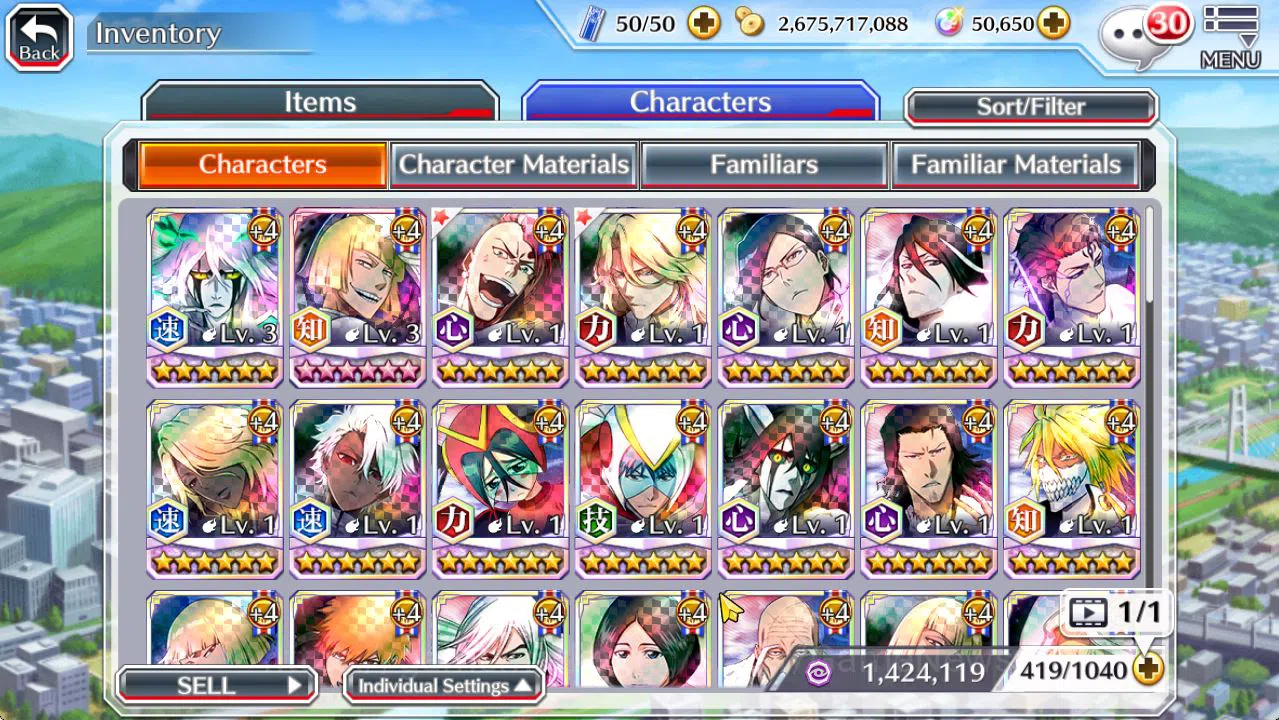 Bleach: Brave Souls Accounts [GLOBAL]50K Orb|TYBW26(BazzB,Jugram,Uryu),Byakuya, image 11