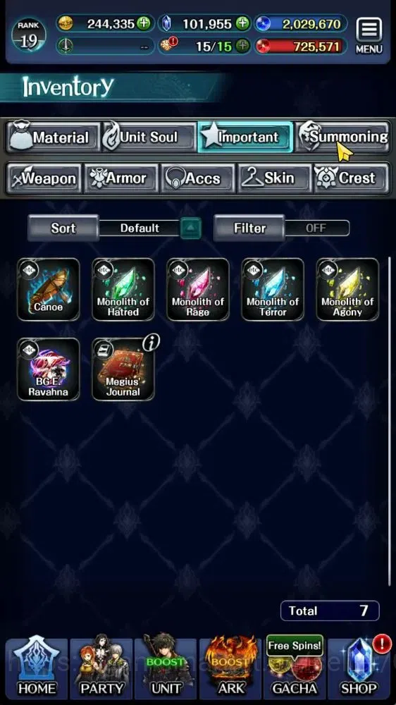 Last Cloudia Accounts Mid‑Game GLOBAL|Rank 19|101k Crystal|Collab BraveFrontier(Goddess Tilith,Fire God Vargas)+(Goddess 10