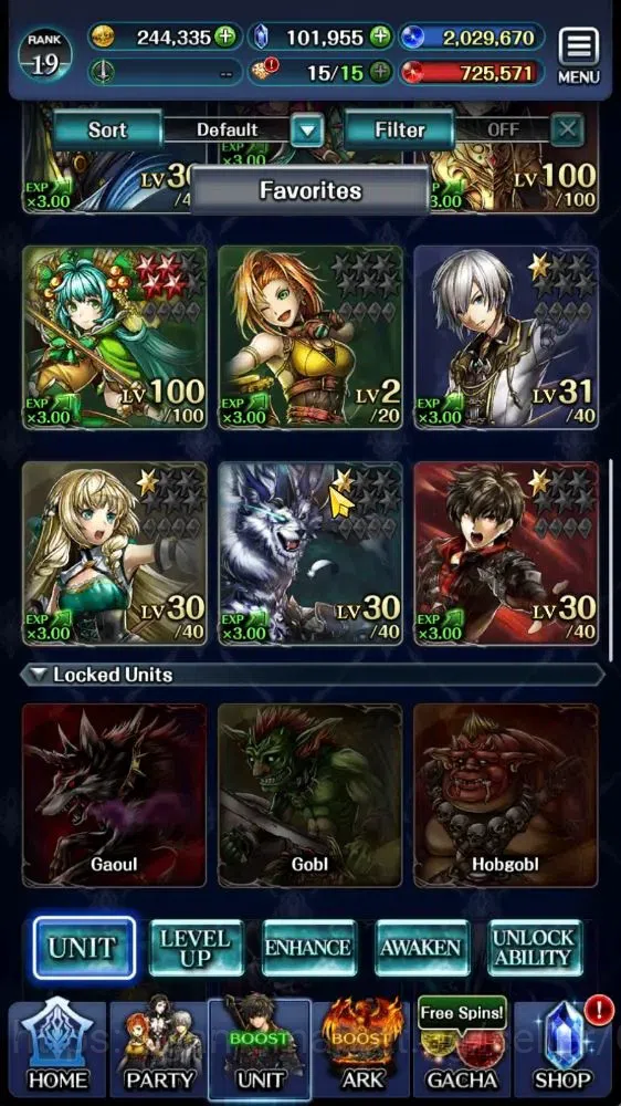 Last Cloudia Accounts Mid‑Game GLOBAL|Rank 19|101k Crystal|Collab BraveFrontier(Goddess Tilith,Fire God Vargas)+(Goddess 2