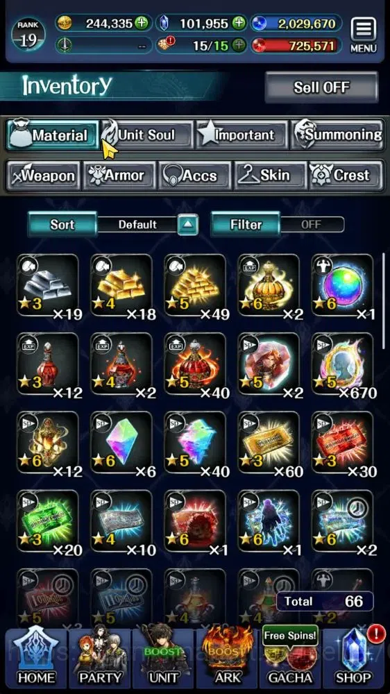 Last Cloudia Accounts Mid‑Game GLOBAL|Rank 19|101k Crystal|Collab BraveFrontier(Goddess Tilith,Fire God Vargas)+(Goddess 8