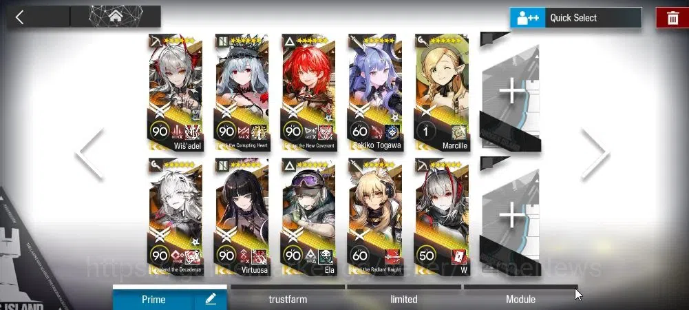Arknights Accounts Lv 109|271 Op+69 Outfits|10 Limited|Wis'adel P1,Sa image 3
