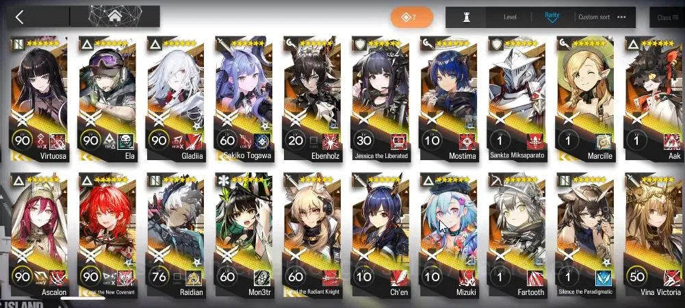 Arknights Accounts Lv 109|271 Op+69 Outfits|10 Limited|Wis'adel P1,Sa image 5