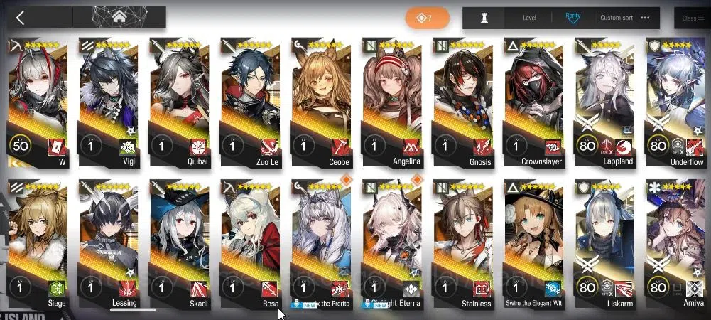 Arknights Accounts Lv 109|271 Op+69 Outfits|10 Limited|Wis'adel P1,Sa image 6