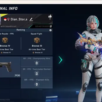 Blood Strike Accounts Collab Skin ASIA|Eternal Gun:KAG-6 - Star Chaser|1 Collab Gun [AOT]|1 Ultra & 2 Legendary Gun|Check SS