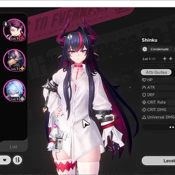 Neverness to Everness Accounts Global EU|HL 4|2 SSR 1 Limit [Shinku + Sign],Daffodill|2 Char Selector|Selector On|Female